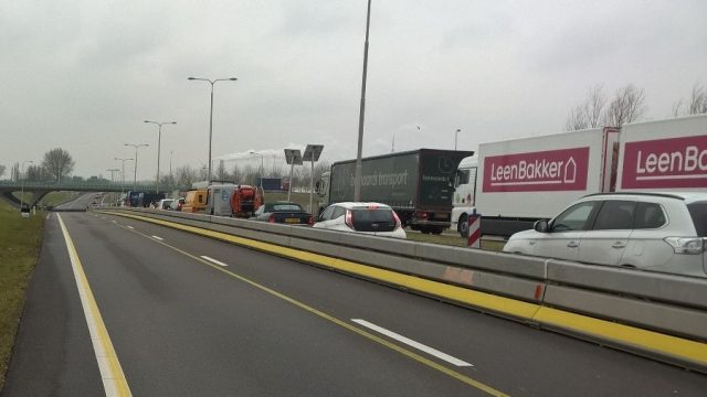 Leeghwaterbrug 2 nachten afgesloten