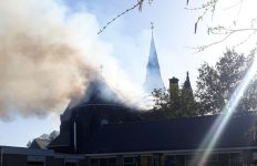 Zeer grote brand in kerk Limmen