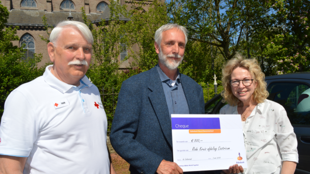 Rabocheque voor Rode Kruis, afdeling Castricum