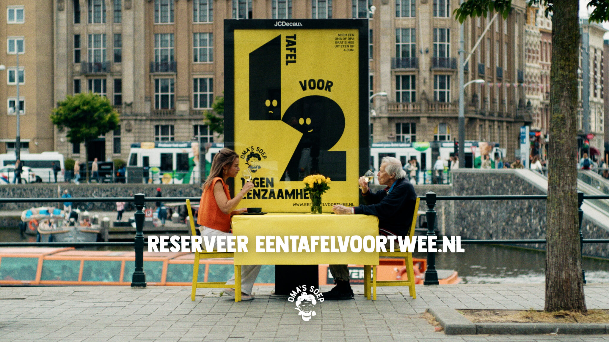 Castricummer Mischa Schreuder bedenkt campagne ‘Een Tafel voor Twee’