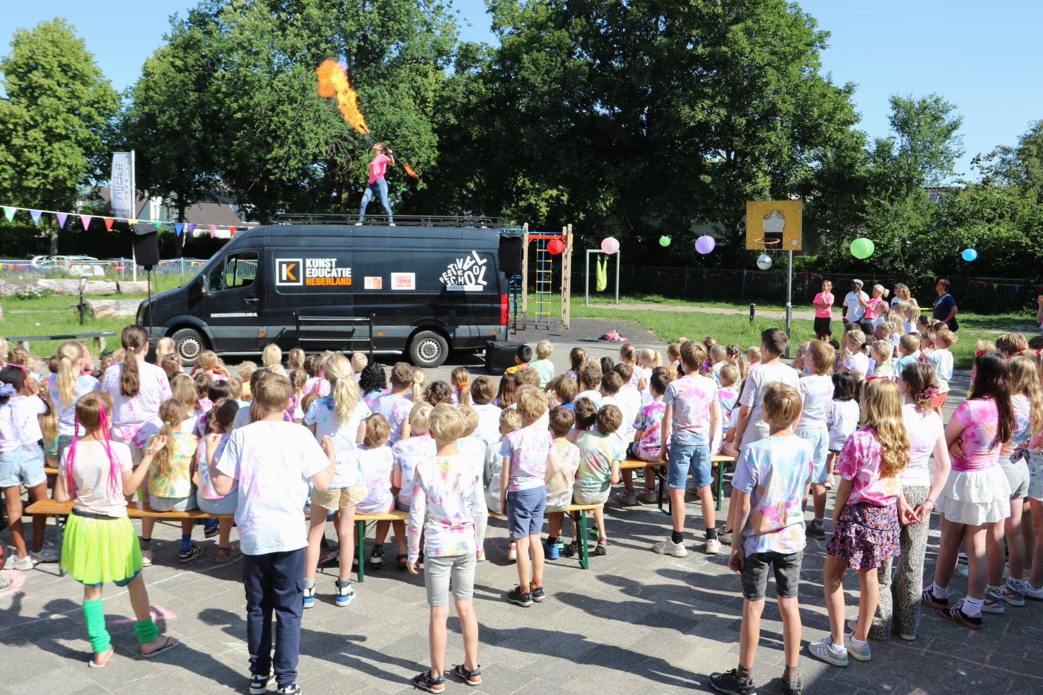 Kindcentrum Visser ’t Hooft viert jubileum met festival